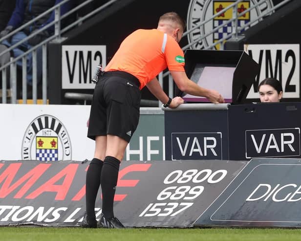 VAR was involved in a number of controversial decisions in the Scottish Premiership last weekend.  (Photo by Alan Harvey / SNS Group)