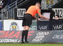 VAR was involved in a number of controversial decisions in the Scottish Premiership last weekend.  (Photo by Alan Harvey / SNS Group)