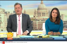 Piers Morgan and former co-presenter Susanna Reid