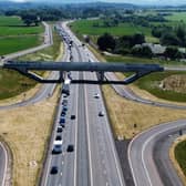The latest stretch of the A9 to be dualled opened between Luncarty and Birnam in 2021. (Photo by John Devlin/The Scotsman)
