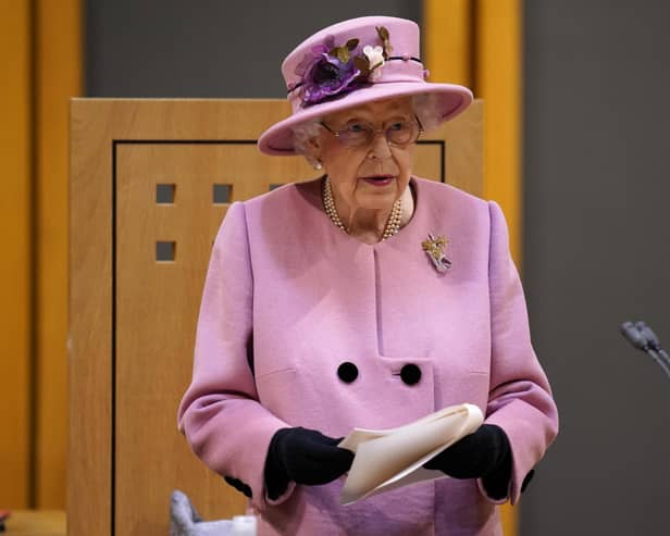 Queen Elizabeth II's remarks emerged in clips of a conversation filmed on a phone camera during a trip to Cardiff for the opening of the Welsh Senedd.