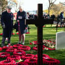 Members of the public attend the service of Remembrance to commemorate Armistice Day at the Scott Monument in Edinburgh (Picture: Jeff J Mitchell/Getty Images)