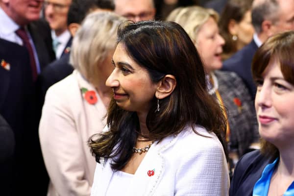 Home Secretary Suella Braverman at the State Opening of Parliament this week (Picture: Hannah McKay - WPA Pool/Getty Images)