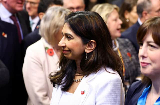 Home Secretary Suella Braverman at the State Opening of Parliament this week (Picture: Hannah McKay - WPA Pool/Getty Images)