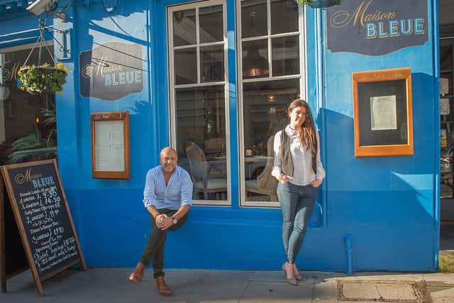 Dean and Layla Gassabi have had to close their restaurant, Maison Bleue Le Bistrot on Morningside Road in 'heartbreaking' decision made as a result of Brexit and lockdown impact.