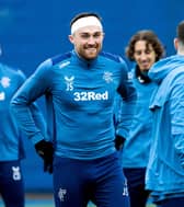MILNGAVIE, SCOTLAND - APRIL 09: Rangers John Souttar during a Rangers training session at the Rangers Training Centre, on April 09, 2024, in Milngavie, Scotland.  (Photo by Alan Harvey / SNS Group)