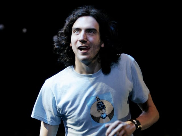 In 2005 thousands attended the free LIve 8 charity concert held at Murrayfield Stadium organised by Bob Geldof and Midge Ure. Gary Lightbody is pictured performing at the event with his band Snow Patrol.