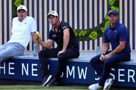 Rory McIlroy and Viktor Hovland were paired in the same group for the opening two rounds of last week's BMW PGA Championship at Wentworth and also had Ludvig Aberg for company. Picture: Andrew Redington/Getty Images.