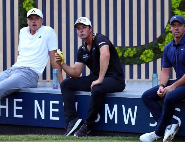 Rory McIlroy and Viktor Hovland were paired in the same group for the opening two rounds of last week's BMW PGA Championship at Wentworth and also had Ludvig Aberg for company. Picture: Andrew Redington/Getty Images.