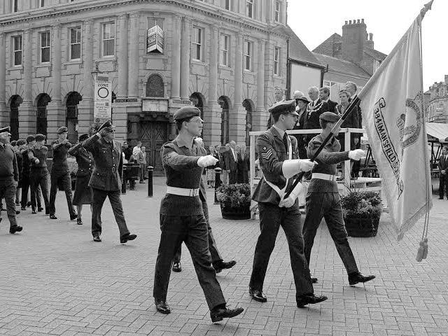 The parade came through the market place in 1990 - do you remember it?