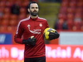 Aberdeen goalkeeper Joe Lewis.