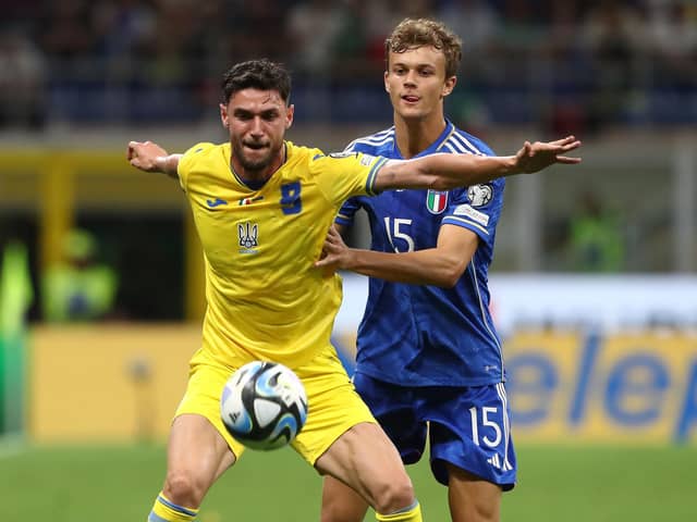 Italy and Ukraine face a head-to-head match to decide Euro 2024 qualification - but Scotland are already there. (Photo by Marco Luzzani/Getty Images)