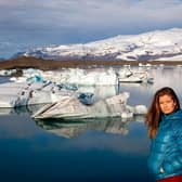 Una Sighvatsdottir, from Iceland,  is enjoying exploring her home country which is free of tourists for the first time in years.
