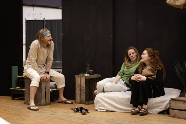 Erik Olsson, Shauna Macdonald and Jessica Hardwick are starring in Two Sisters at the Royal Lyceum Theatre in Edinburgh from 10 February till 2 March. Picture: Stuart Armitt