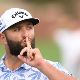 Jon Rahm's lips have been tight since it was rumoured that he could be set for a sensational move to the LIV Golf League. Picture: Andrew Redington/Getty Images.