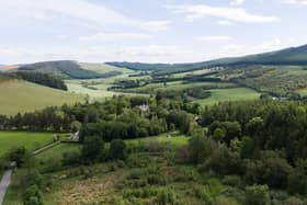 Beldorney Castle and Estate near Huntly, Aberdeenshire, which has now been bought by social entrepreneur and climate change pioneer Jeremy Leggett. PIC: Contributed.