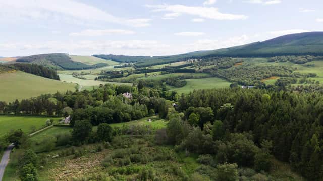Beldorney Castle and Estate near Huntly, Aberdeenshire, which has now been bought by social entrepreneur and climate change pioneer Jeremy Leggett. PIC: Contributed.