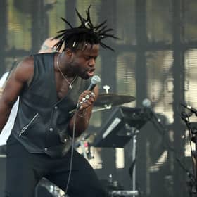 Kayus Bankole of Young Fathers performs during the Nice's Jazz Festival in July 2018 (Picture: Valery Hache/AFP via Getty Images)