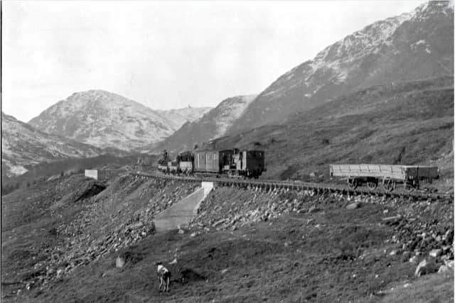 The images were unearthed among a batch of negatives in an auction in Cornwall. Picture: Glenfinnan Station Museum