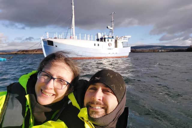 Mull-based couple Liz Tallentire and Chris Thompson are preparing to welcome diving enthusiasts on board their newly converted vessel, Jayne Pearl.