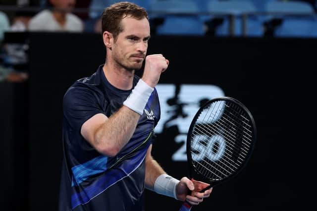 Andy Murray is into the semi-finals of the Sydney Classic. (Photo by DAVID GRAY/AFP via Getty Images)