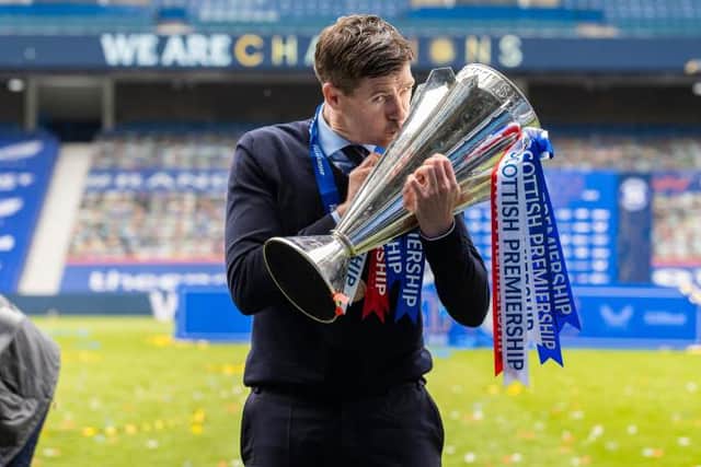 Rangers manager Steven Gerrard has retained the services of the key performers in the Ibrox club's 2020-21 title triumph as he looks to hold onto the Premiership trophy. (Photo by Craig Williamson / SNS Group)
