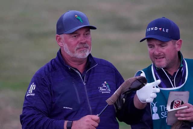 Darren Clarke during the third round The Senior Open Presented by Rolex at Gleneagles. Picture: Phil Inglis/Getty Images.