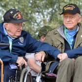 US World War II veterans in Sainte-Mere-Eglise for the commemorations