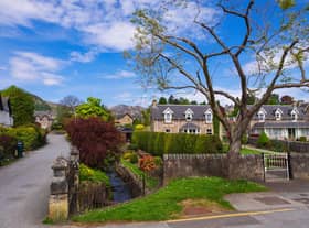 Pitlochry in Perthshire was found to be the most popular place to live, with an annual increase in sales searches of 50.2 per cent.