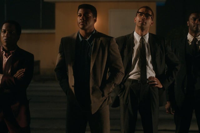Leslie Odom Jr., Eli Goree, Kingsley Ben-Adir and Aldis Hodge star in this hauntingly powerful reflection on larger-than-life figures in One Night in Miami.
