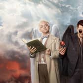 Michael Sheen and David Tennant have been filming a new seres of Good Omens in Scotland.