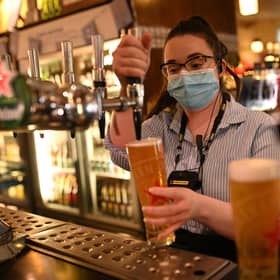 Wetherspoon is currently compiling a list of Scottish pubs which can reopen if and when the Scottish Government give the go ahead. (Photo by OLI SCARFF/AFP via Getty Images)