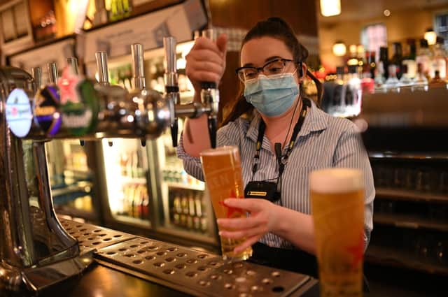 Wetherspoon is currently compiling a list of Scottish pubs which can reopen if and when the Scottish Government give the go ahead. (Photo by OLI SCARFF/AFP via Getty Images)