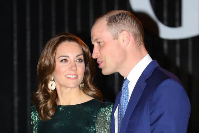 The Duke and Duchess of Cambridge arrive for a reception hosted by the British Ambassador to Ireland at the Gravity Bar, Guinness Storehouse, Dublin, during their three day visit to the Republic of Ireland