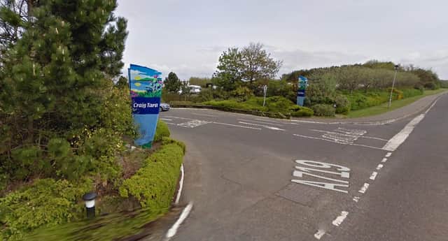 The tyres of 26 vehicles at  Craig Tara Holiday Park at the Heads of Ayr were slashed on Sunday (Photo: Google Maps).