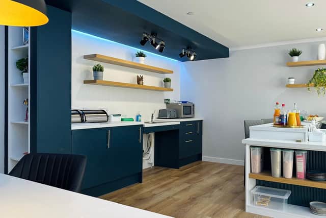 Raeden Court home kitchen area