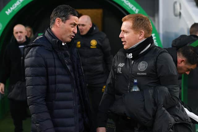 Hibs boss Jack Ross has seen his odds plummet to become next permanent Celtic manager as Neil Lennon set for San Siro showdown. Picture: SNS