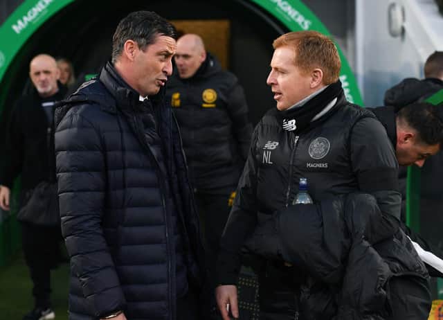 Hibs boss Jack Ross has seen his odds plummet to become next permanent Celtic manager as Neil Lennon set for San Siro showdown. Picture: SNS