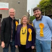 Lib Dems Kevin Lang, Louise Young and Lewis Younie were all elected in Edinburgh's Almond ward