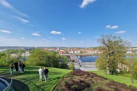 The view of Kaunas in Lithuania, from the top of hill was simply breath-taking. Pic: Graham Falk.