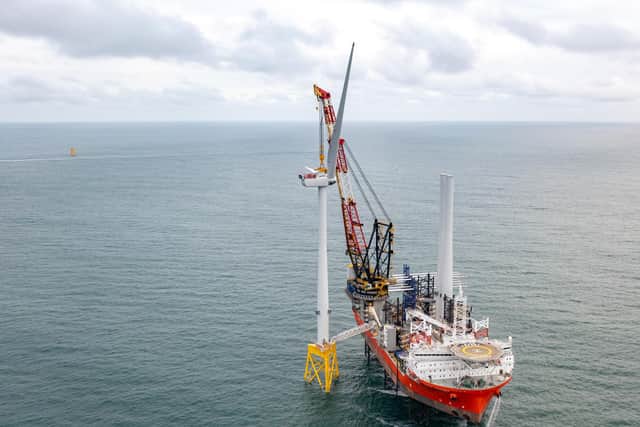 Scottish ministers have set out plans for Scotland to become a world leader in offshore wind power, with aims to have 11GW of new schemes in the water by 2030. Picture: SSE Renewables