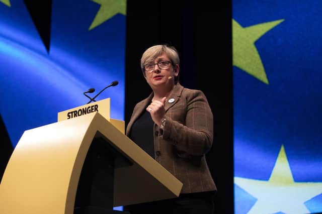 Joanna Cherry QC MP during a Brexit Q&A event at the 2019 SNP autumn conference Picture: Jane Barlow/PA Wire