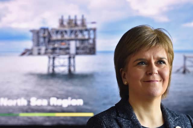 Nicola Sturgeon's letter to Boris Johnson about oil industry licences failed to urge the Prime Minister to stop the Cambo field off Shetland from being developed (Picture: Jeff J Mitchell/WPA pool /Getty Images)