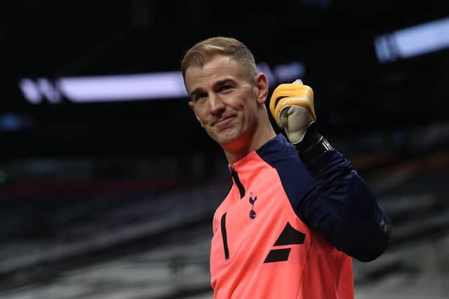 Joe Hart could make his Celtic debut againt Jablonec on Thursday. (Photo by CATHERINE IVILL/POOL/AFP via Getty Images)