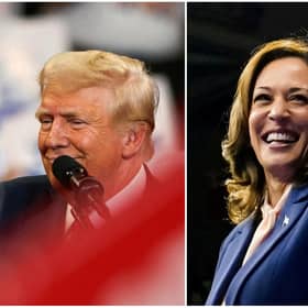 The contenders: Donald Trump and Kamala Harris
