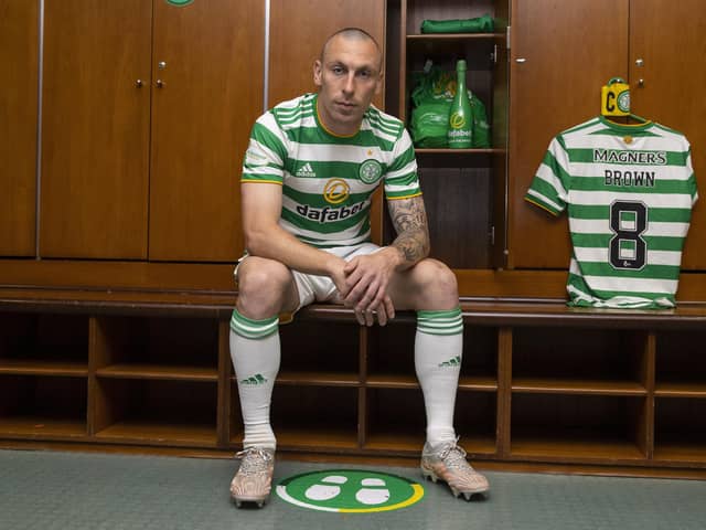 Former Celtic captain Scott Brown has quit playing at the age of 36. (Photo by Craig Williamson / SNS Group)