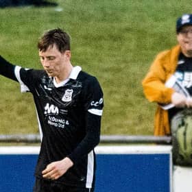 Kane Hester scored all four goals for Elgin City in their Scottish Cup triumph.