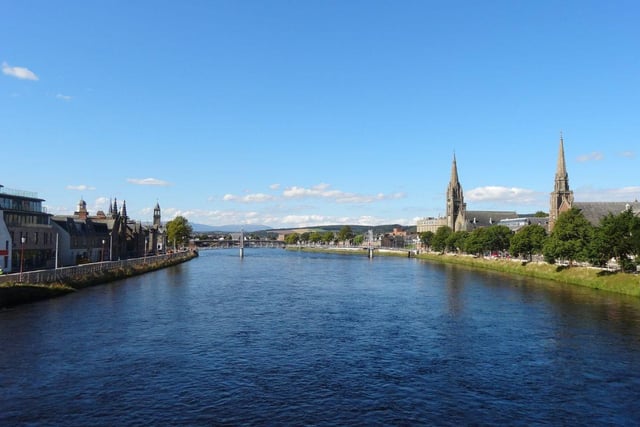 The Highland capital of Inverness - along with nearby Balloch, Culloden, Milton of Leys, Smithton and Westhill - has a population of 79,400.