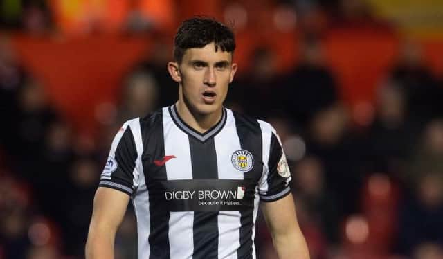 Jamie McGrath in action for St Mirren during a cinch Premiership match between Aberdeen and St Mirren at Pittodrie on December 4 last year. (Photo by Craig Foy / SNS Group)