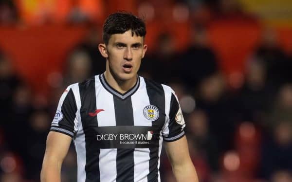 Jamie McGrath in action for St Mirren during a cinch Premiership match between Aberdeen and St Mirren at Pittodrie on December 4 last year. (Photo by Craig Foy / SNS Group)
